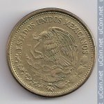 100 песо 1986 г. Мексика(14) - 14.3 - реверс