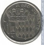 1 франк 1974 г. Монако(14) - 1094.4 - аверс