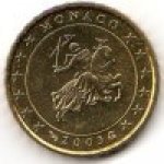 10 центов 2003 г. Монако(14) - 1094.4 - реверс