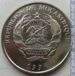 50 метикал 1994 г. Мозамбик(14) -33.4 - реверс