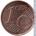 1 цент 2001 г. Нидерланды(15) -250.3 - аверс