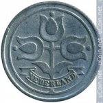 10 центов 1942 г. Нидерланды(15) -250.3 - реверс
