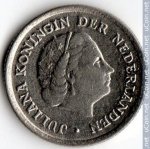 10 центов 1965 г. Нидерланды(15) -250.3 - аверс
