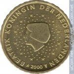 10 центов 2000 г. Нидерланды(15) -250.3 - реверс
