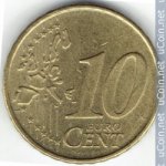 10 центов 2001 г. Нидерланды(15) -250.3 - аверс