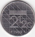 2.5 гульдена 1989 г. Нидерланды(15) -250.3 - реверс