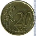 20 центов 2003 г. Нидерланды(15) -250.3 - аверс