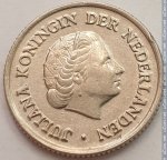 25 центов 1950 г. Нидерланды(15) -250.3 - аверс