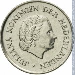 25 центов 1971 г. Нидерланды(15) -250.3 - аверс