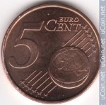 5 центов 2016 г. Нидерланды(15) -250.3 - реверс