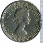 3 пенса 1956 г. Новая Зеландия(16) -46.8 - реверс