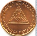 5 сентаво 2002 г. Никарагуа(15) -4.5 - аверс