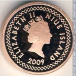 5 центов 2009 г. Ниуэ(15) -455.7 - аверс