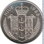 5 долларов 1988 г. Ниуэ(15) -455.7 - аверс