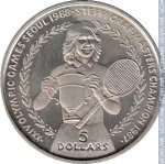 5 долларов 1988 г. Ниуэ(15) -455.7 - реверс