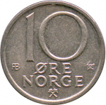 10 эре 1978 г. Норвегия(16) -98.7 - аверс