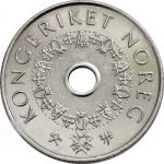 5 крон 2000 г. Норвегия(16) -98.7 - реверс