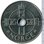 1 крона 2002 г. Норвегия(16) -98.7 - аверс