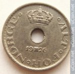 10 эре 1926 г. Норвегия(16) -98.7 - реверс