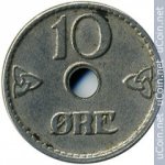10 эре 1945 г. Норвегия(16) -98.7 - аверс