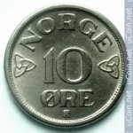 10 эре 1952 г. Норвегия(16) -98.7 - аверс