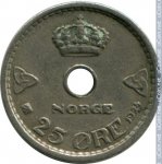 25 эре 1924 г. Норвегия(16) -98.7 - реверс