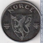 5 эре 1941 г. Норвегия(16) -98.7 - реверс