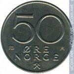50 эре 1980 г. Норвегия(16) -98.7 - аверс