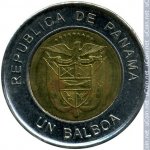 1 бальбоа 2011 г. Панама(17) - 19.6 - аверс