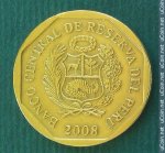 10 сентимо 2008 г. Перу(17) -57.5 - аверс