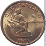 1 сентаво 1963 г. Филиппины(24) -27.1 - реверс