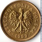1 грош 1993 г. Польша(18) -428.3 - аверс
