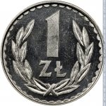 1 злотый 1983 г. Польша(18) -428.3 - реверс