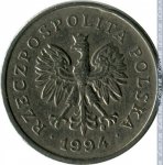 1 злотый 1994 г. Польша(18) -428.3 - аверс