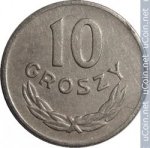 10 грошей 1949 г. Польша(18) -428.3 - аверс