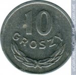 10 грошей 1949 г. Польша(18) -428.3 - аверс