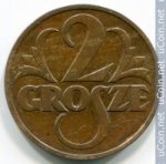 2 гроша 1938 г. Польша(18) -428.3 - аверс