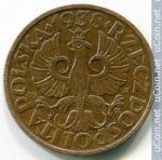2 гроша 1938 г. Польша(18) -428.3 - реверс