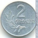 2 гроша 1949 г. Польша(18) -428.3 - аверс