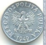 2 гроша 1949 г. Польша(18) -428.3 - реверс