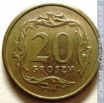 20 грошей 1997 г. Польша(18) -428.3 - аверс
