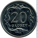 20 грошей 2001 г. Польша(18) -428.3 - реверс