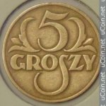 5 грошей 1935 г. Польша(18) -428.3 - аверс