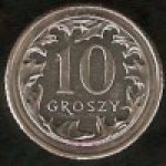 10 грошей 2011 г. Польша(18) -428.3 - аверс