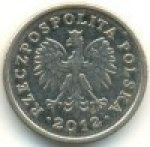 50 грошей 2012 г. Польша(18) -428.3 - реверс