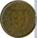 1 эскудо 1983 г. Португалия(18) -374.2 - реверс