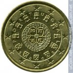 10 центов 2002 г. Португалия(18) -374.2 - реверс