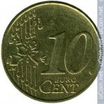 10 центов 2002 г. Португалия(18) -374.2 - аверс