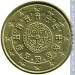 10 центов 2009 г. Португалия(18) -374.2 - реверс