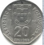 20 эскудо 1986 г. Португалия(18) -374.2 - аверс